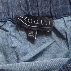 Eloquii Dresses - NWOT off shoulder denim dress Eloquii Dresses - NWOT off shoulder denim dress